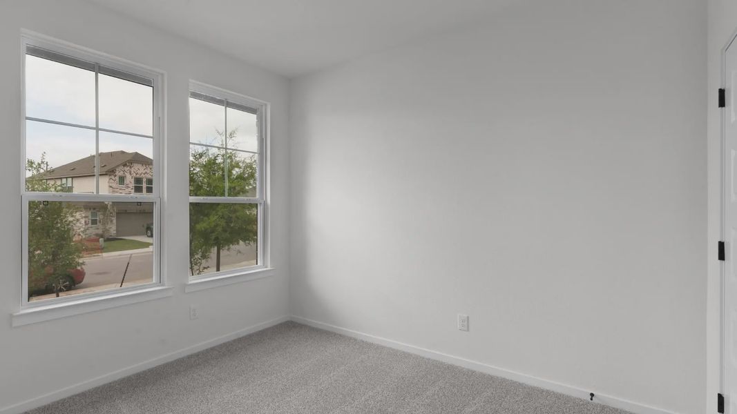 Representative unfurnished interior of a home built from the Aventura by Chesmar Homes in Parkside on the River, Georgetown (Image 11).
