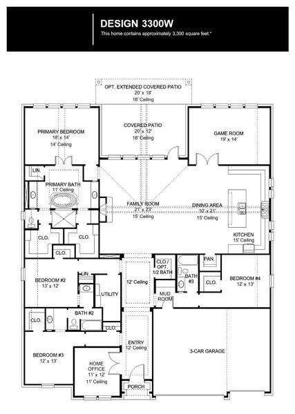 2D floor plan layout of this home in La Cima, San Marcos, TX (Image 2). 2D floor plan layout of this home in La Cima, San Marcos, TX (Image 2).