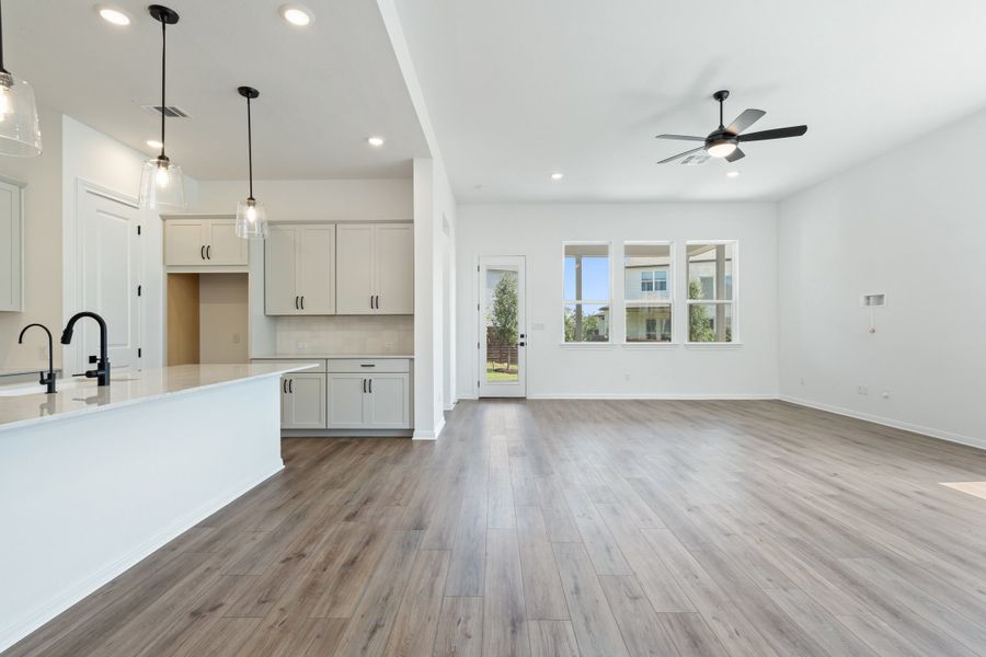 Representative unfurnished interior of a home built from the Waterville by Ashton Woods in The Trails at Carmel, Pflugerville (Image 58).