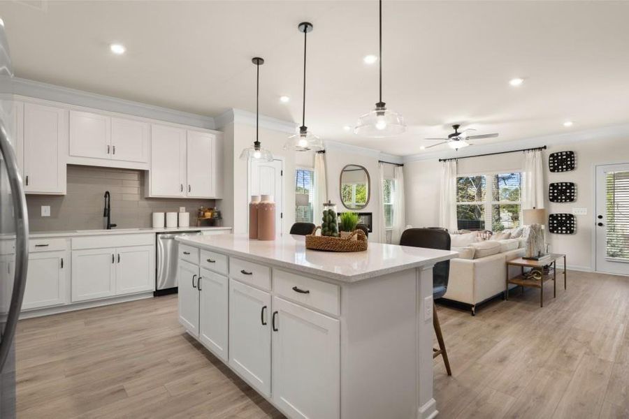 Furnished interior view inside a new home in Franklin Manor, Lawrenceville (Image 7).