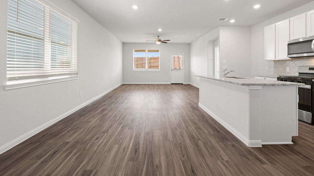 Dining Area to Family Room