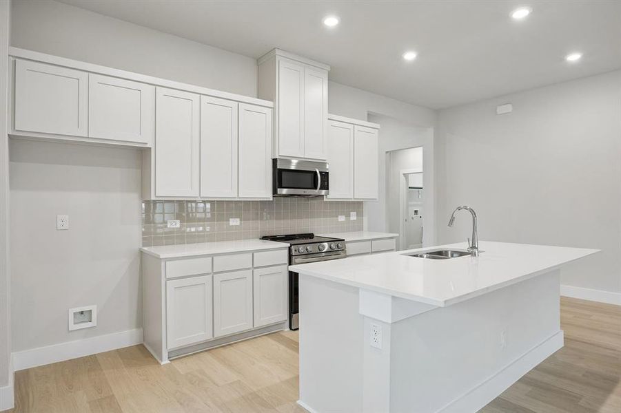 Furnished interior view inside a new home in Hadley Farms, Godley (Image 11).