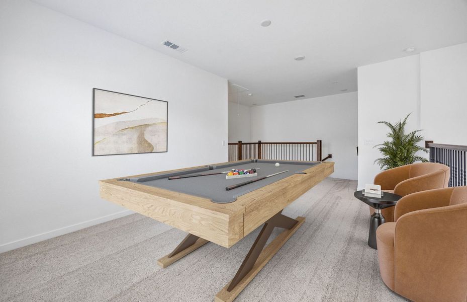 Furnished interior view inside a new home in Mavera, Conroe (Image 16).