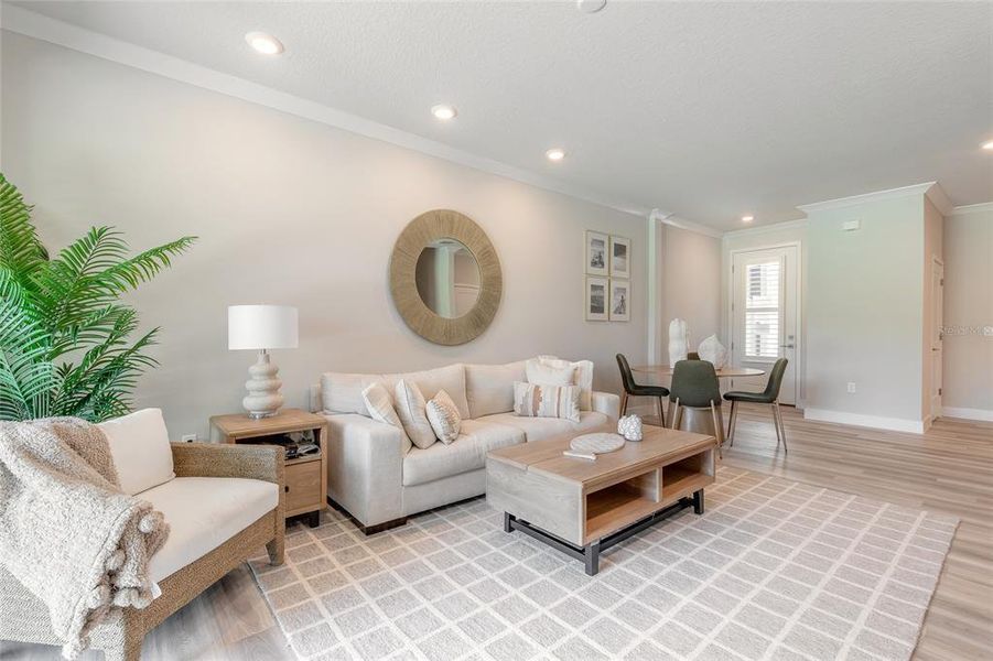 Furnished interior view inside a new home in , New Smyrna Beach (Image 38).