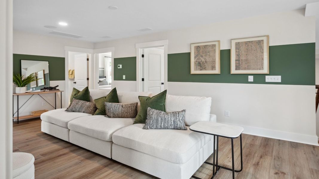 Furnished interior view inside a new home in Creekside at Andrews, Summerville (Image 10).