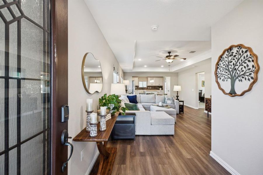 Furnished interior view inside a new home in , McKinney (Image 5).