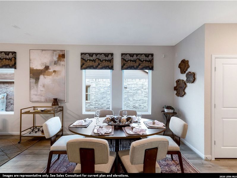 Furnished interior view inside a new home in Willow View, Converse (Image 13).
