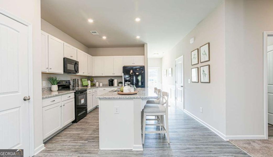Furnished interior view inside a new home in The Cottages of Silvertown, Thomaston (Image 11). Furnished interior view inside a new home in The Cottages of Silvertown, Thomaston (Image 11).