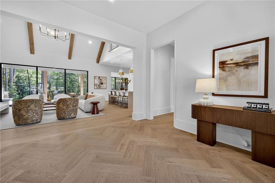Furnished interior view inside a new home in , Milton (Image 31).
