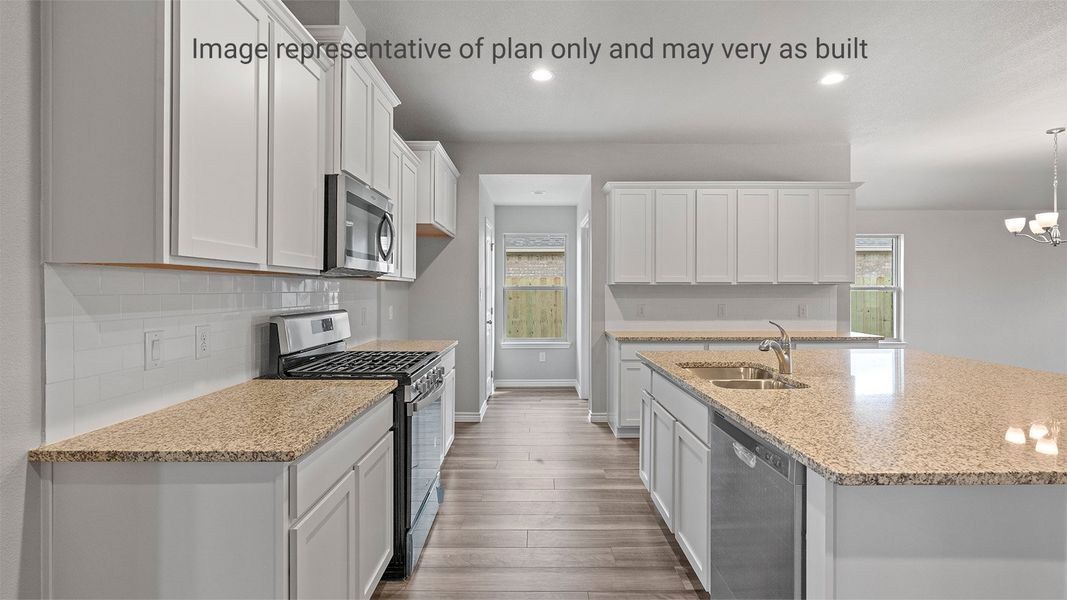 Furnished interior view inside a new home in London Towne, Corpus Christi (Image 7).