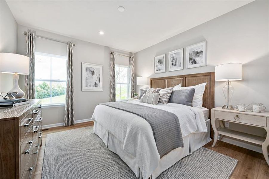 Representative furnished interior of a home built from the Alberti Ranch by Ryan Homes in Albemarle, Hertford (Image 2).