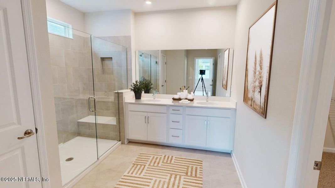 Furnished interior view inside a new home in Lakes at Bella Lago, Green Cove Springs (Image 11).