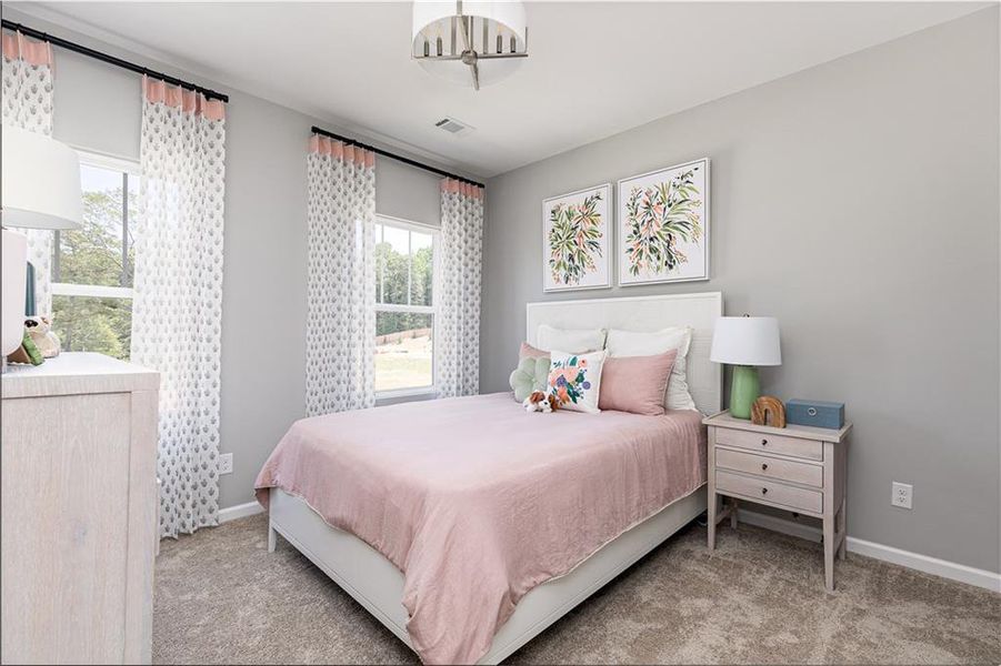 Furnished interior view inside a new home in Madison at Buice Lake, Acworth (Image 32).