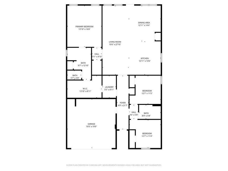 2D floor plan layout of this home in , Rome, GA (Image 5).