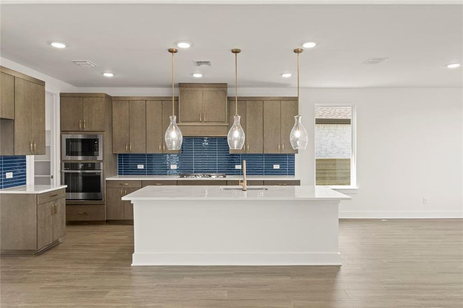 Furnished interior view inside a new home in Inspiration Collection at Union Park, Little Elm (Image 4).