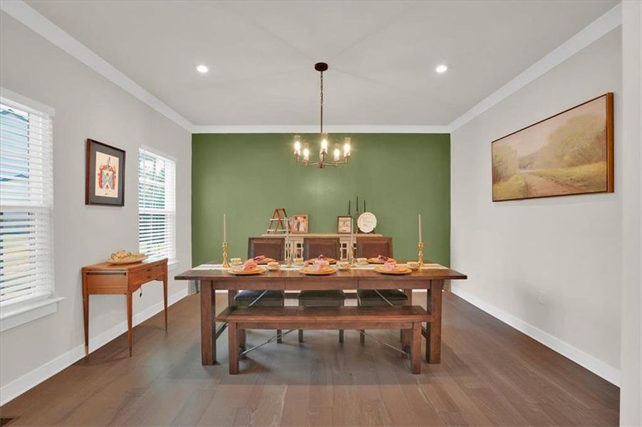 Furnished interior view inside a new home in , Fayetteville (Image 38).
