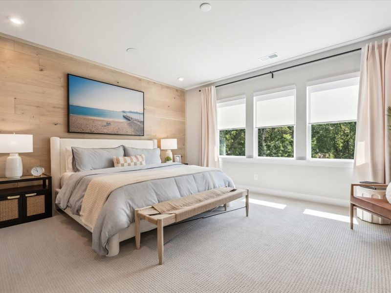 Representative furnished interior of a home built from the Hudson by Tri Pointe Homes in Old Town Village, Waxhaw (Image 45).