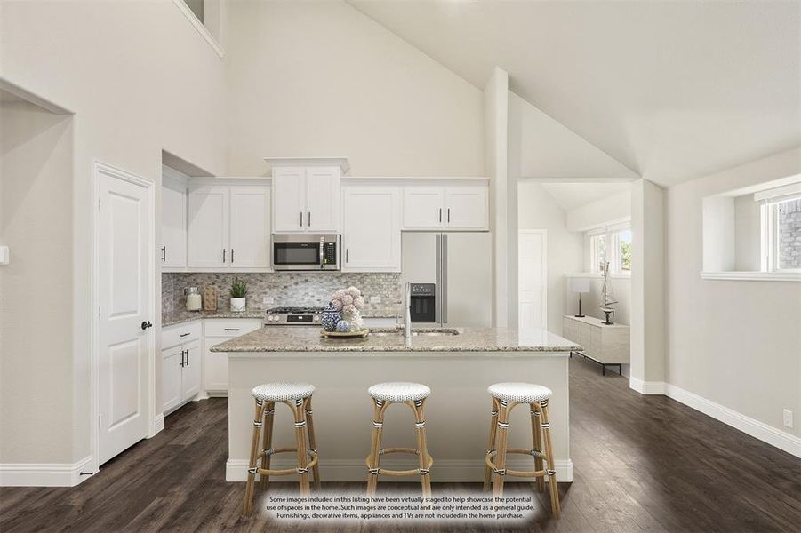 Furnished interior view inside a new home in East Oak Creek 50-55, Commerce (Image 17).