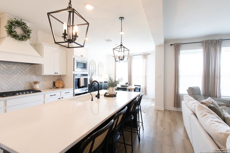 Furnished interior view inside a new home in , Spring Branch (Image 7). Furnished interior view inside a new home in , Spring Branch (Image 7).