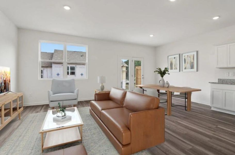 Furnished interior view inside a new home in Chestnut Grove, Douglasville (Image 6). Furnished interior view inside a new home in Chestnut Grove, Douglasville (Image 6).