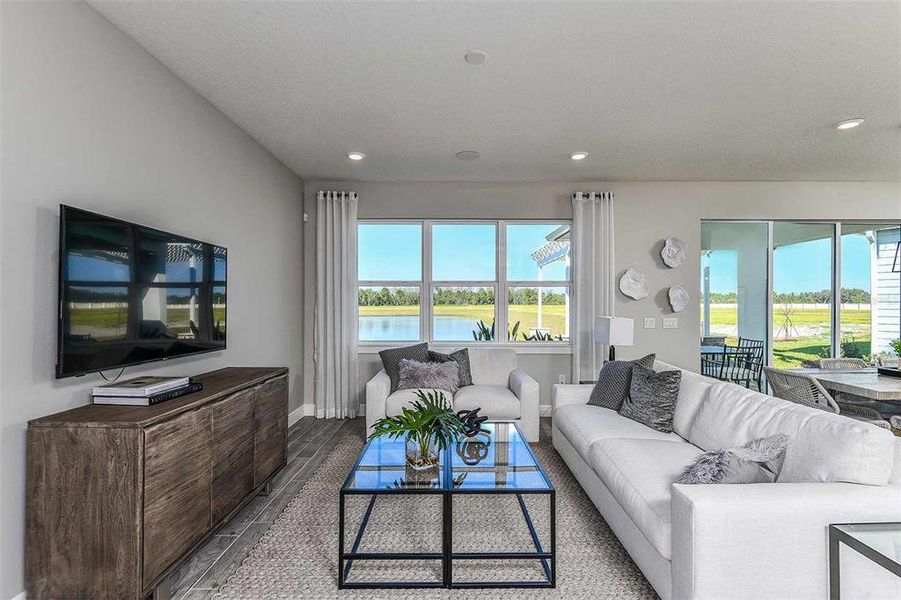 Furnished interior view inside a new home in Del Webb Sunbridge, St. Cloud (Image 13).