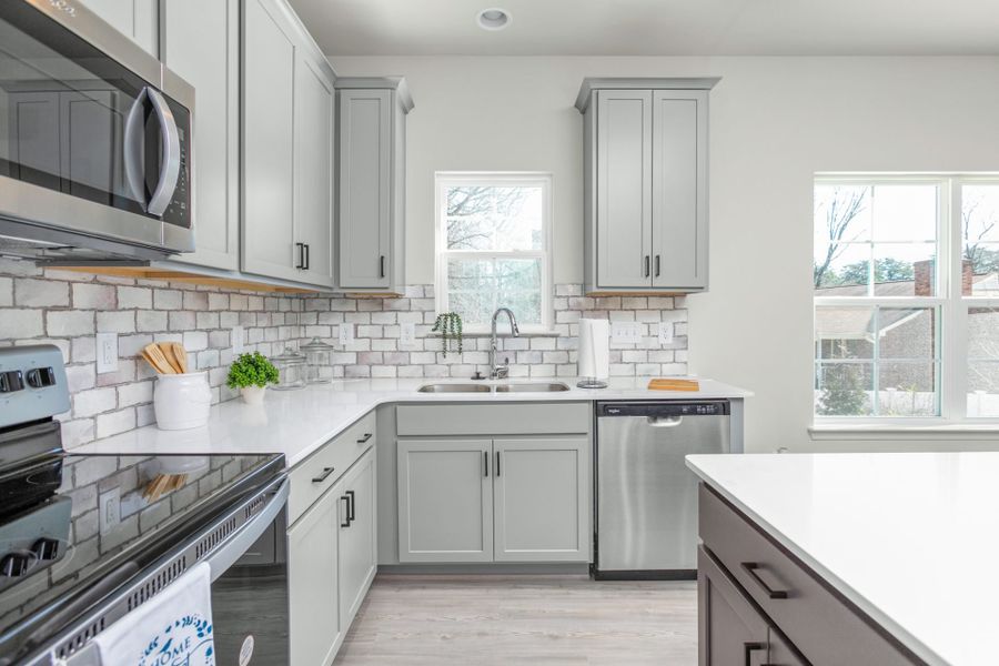 Representative furnished interior of a home built from the Greensboro by Keystone Homes NC in The Wilcox, Greensboro (Image 42).
