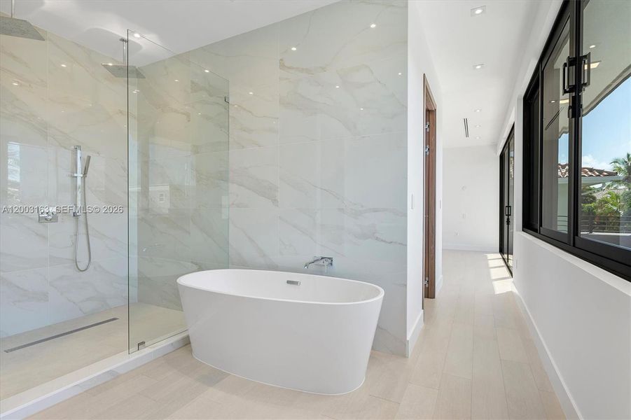 Contemporary bathtub