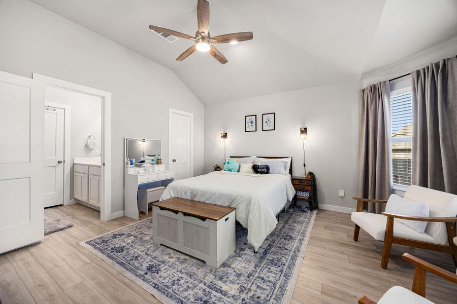 Furnished interior view inside a new home in Marvida, Cypress (Image 13).