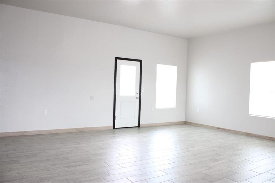 Living Room and Back Patio Door