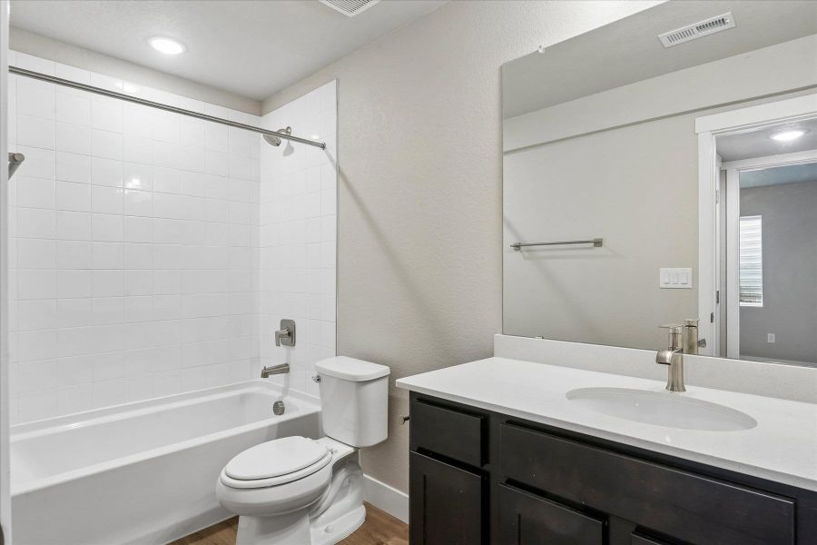 Furnished interior view inside a new home in Aspen Ranch, Fountain (Image 9). Furnished interior view inside a new home in Aspen Ranch, Fountain (Image 9).