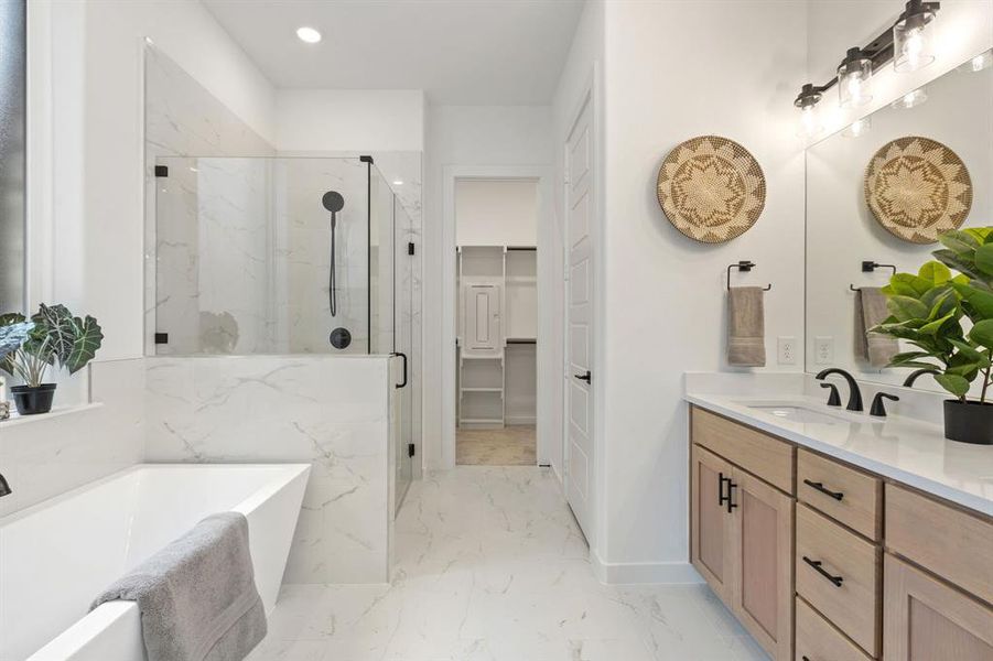 Furnished interior view inside a new home in , Garland (Image 18).