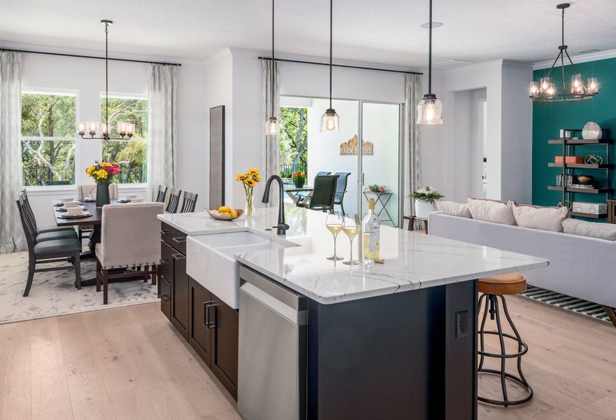 Representative furnished interior of a home built from the Eliot by Rockwell Homes in Northlake at Ovation, Winter Garden (Image 11). Representative furnished interior of a home built from the Eliot by Rockwell Homes in Northlake at Ovation, Winter Garden (Image 11).