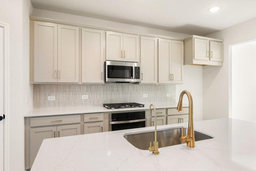 Furnished interior view inside a new home in Lariat, Liberty Hill (Image 11).