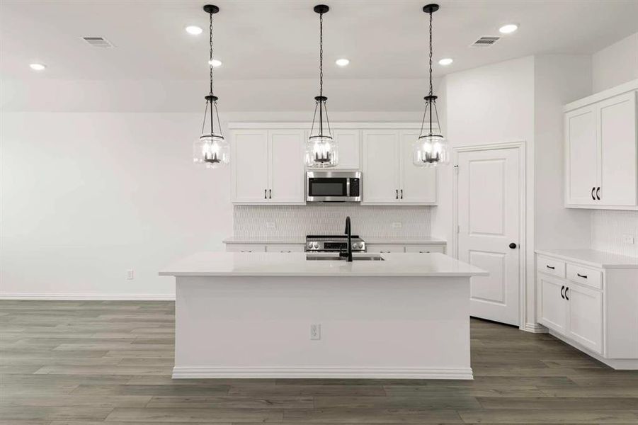 Furnished interior view inside a new home in Monticello Park, Princeton (Image 12).