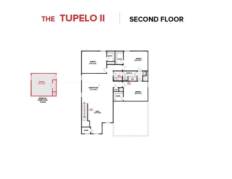 Tupelo II Second Floor