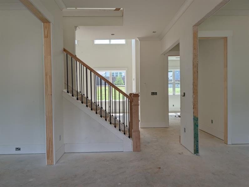In-progress construction of a new home in Hillshire, Cumming, GA (Image 5).