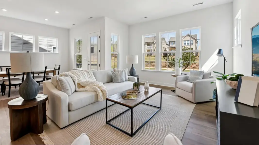 The Brentwood by DRB homes in River District Charlotte NC - Living The Brentwood by DRB homes in River District Charlotte NC - Living