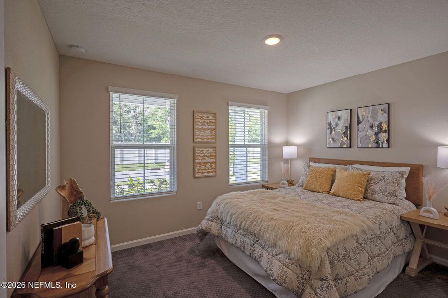 Furnished interior view inside a new home in Edinburgh Village, Jacksonville (Image 11).