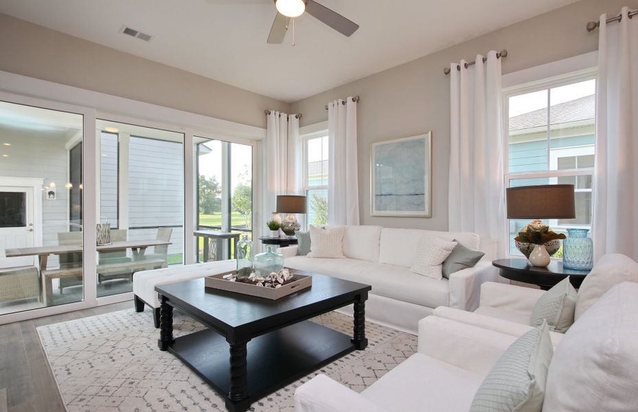 Representative furnished interior of a home built from the Sweetgrass by Pulte Homes in Long Savanna, Charleston (Image 19).