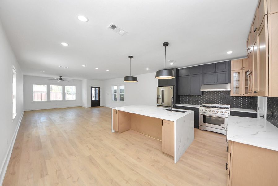 Furnished interior view inside a new home in , Houston (Image 10).