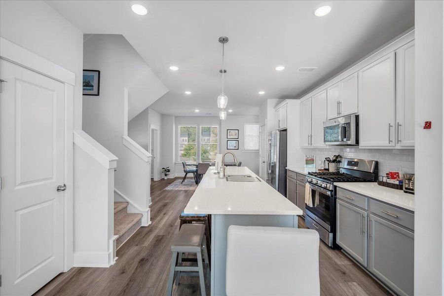 Furnished interior view inside a new home in Coopers Bluff, Hanahan (Image 8). Furnished interior view inside a new home in Coopers Bluff, Hanahan (Image 8).