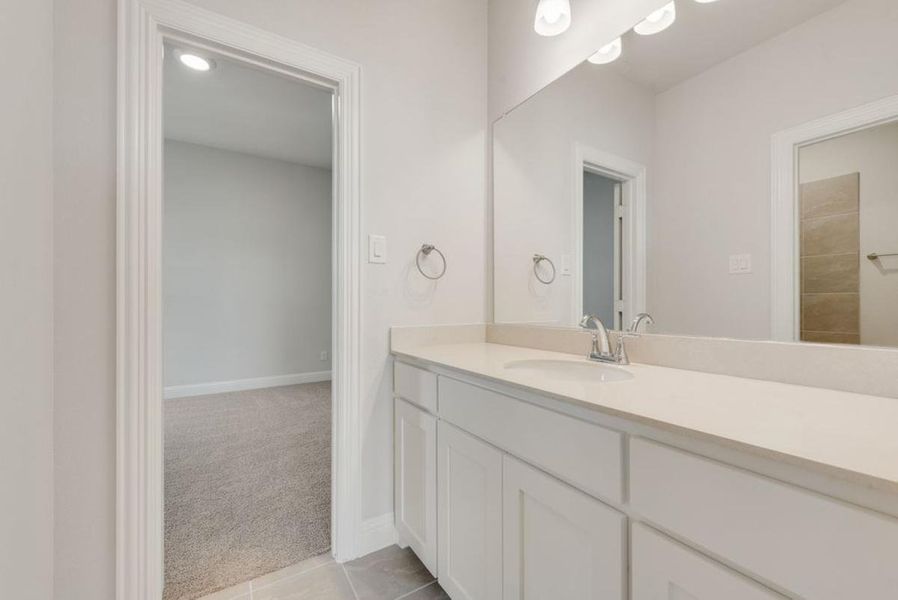 Furnished interior view inside a new home in Trails at Cottonwood Creek, Rowlett (Image 18). Furnished interior view inside a new home in Trails at Cottonwood Creek, Rowlett (Image 18).