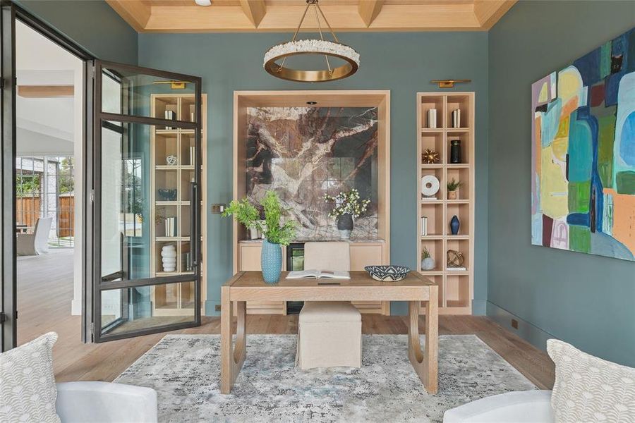 Furnished interior view inside a new home in , Dallas (Image 17). Furnished interior view inside a new home in , Dallas (Image 17).