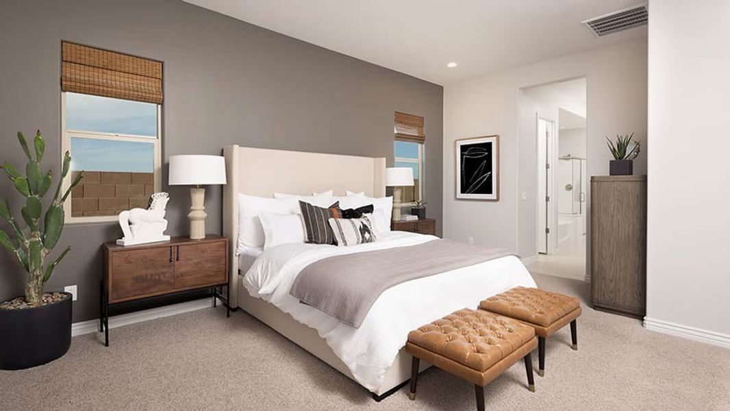 Furnished interior view inside a new home in Combs Ranch, San Tan Valley (Image 9).