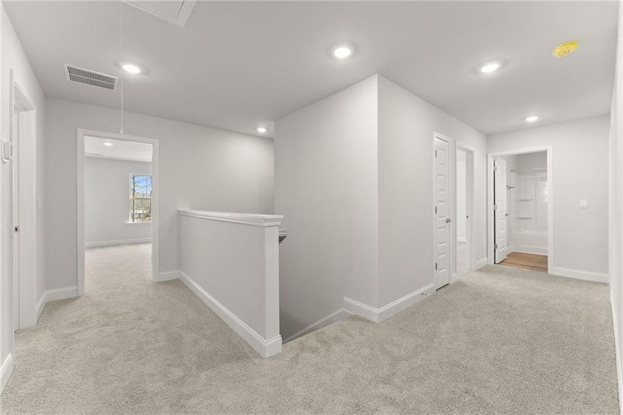 Spacious, unfurnished interior of a new home in The Fields of Walnut Creek, Pendergrass (Image 25).