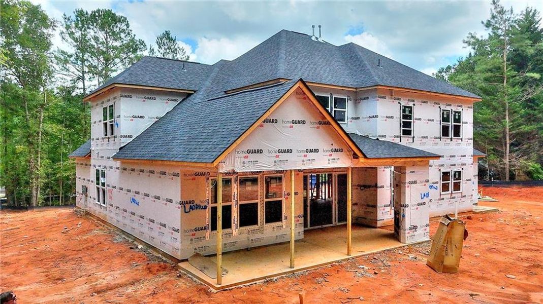 In-progress construction of a new home in , Monroe, GA (Image 3).