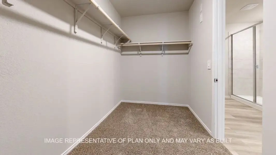 Representative unfurnished interior of a home built from the Seabrook by D.R. Horton in Wildwood Estates, Nolanville (Image 21).