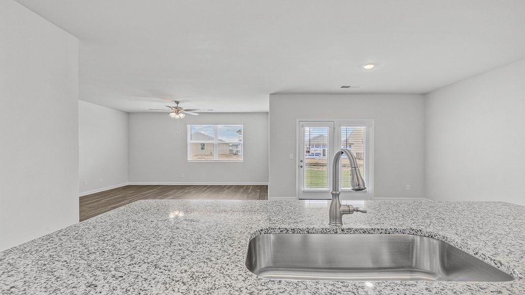 Close-up of interior finishes inside a home in Highland Hills, Graniteville (Image 16).