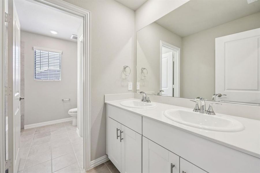 Photo is not of the actual home, but is an inspirational photo of builder’s model home and may depict options, furnishings, and/or decorator features that are not included.