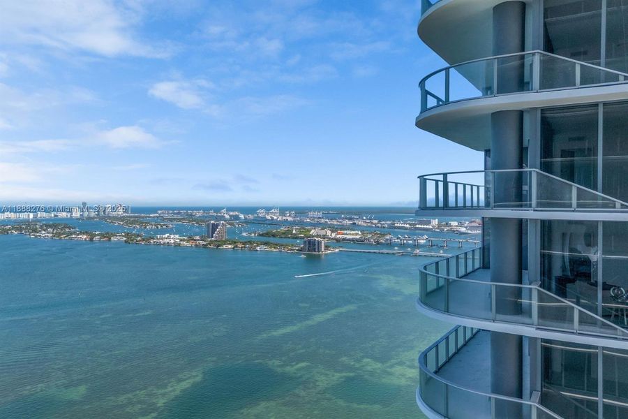 Balcony from drone Balcony from drone